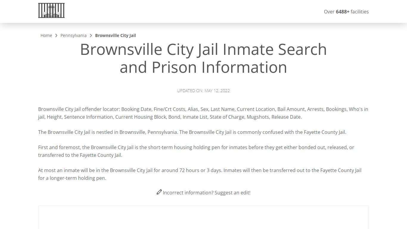 Brownsville City Jail Inmate Search, Visitation, Phone no ...